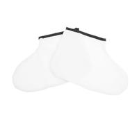 VERDANVERSE Paquet de Paraffine pour Pieds Taille Fine Coton Doux Hydratant Pieds Spa Soins Professionnels Usage Salon et Domicile Couverture Enveloppante Réutilisable Beige Bord Noir