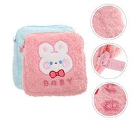 VERDANVERSE Paquet de Rangement pour Serviettes Hygiéniques Lot de 2 Pochettes Pochette Compacte Résistante pour Voyage École et Bureau Accessoires de Menstruation pour Filles