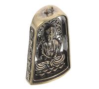 VERDANVERSE Pendentif en Laiton Vintage Bouddha Mahasthamaprapta Amulette Décorative Suspendue pour Décoration Spirituelle Intérieure et Création de Bijoux DIY