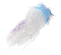 VERDANVERSE Perruque Punk Blanche Longue Bouclée Pour Hommes Costume Rocker Pour Fête Cosplay Et Événements Thématiques