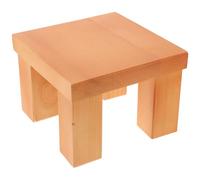 VERDANVERSE Petit Banc Bois Naturel Décoratif Tabouret Miniature pour Plantes et Bijoux Accessoire Photo Garçon Fille Meuble Intérieur et Extérieur Polyvalent