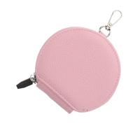 VERDANVERSE Petit Porte-Monnaie Rond Zippé Compact pour Clés Portefeuille Portable Léger et Pochette Coin Pouch pour Femmes et Adolescentes Design Mignon et Pratique