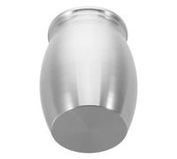 VERDANVERSE Petite Urne Funéraire en Alliage D'aluminium Argenté 40x30 Mm Mini Urne Commémorative Personnalisable sans Gravure pour Cendres Humaines Usage Intérieur et Extérieur
