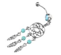 VERDANVERSE Piercing Nombril Anneau Décoration Femme Bijou Piercing Pendentif Attrape Songes