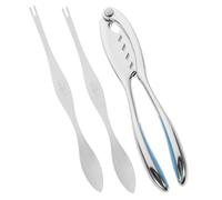 VERDANVERSE Pince pour Crabe Alliage de Zinc Outil de Décorticage pour Fruits de Mer et Noix Manche Confortable Kit Doutils pour Écailler Crabe et Homard