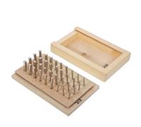 VERDANVERSE Planche en Bois Perforée pour Rééducation Main et Entraînement Motricité Fine, Facile à Utiliser, pour Patients en Centres de Réhabilitation et Usage Domestique