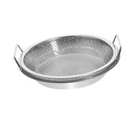 VERDANVERSE Plateau Inox avec Tamis pour Friture Support Alimentaire pour Poulet Frit et Plats Grillés Plateau Égouttoir et Hygiénique pour Maison et Restaurant