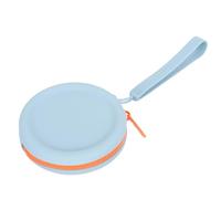 VERDANVERSE Pochette Ronde en Silicone Écologique Fermeture Éclair, Paquet de Rangement Résistant et Mini Porte-Monnaie pour Garçon et Filles, pour Shopping et Voyage