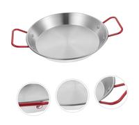 VERDANVERSE Poêle Acier Inoxydable Antiadhésive pour Friture Poulet Pâtes Homogène Ustensile de Cuisine Pratique pour Maison et Restaurant