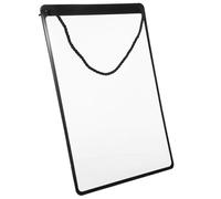 VERDANVERSE Porte-panneau en Plastique Noir A4 avec Porte-papier pour Affiches, Support pour Vente au Détail et Expositions en Supermarché