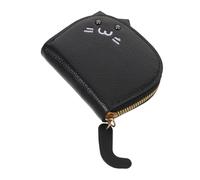 VERDANVERSE Portefeuille Chat Multi-Compartiments Noir Porte-Monnaie Zippé Petit Sac à Organisateur Cartes et Porte-Cartes Femme Compact et Pratique pour Usage Quotidien
