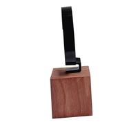 VERDANVERSE Présentoir à Montre-Bracelet Support pour Montres Noir Base en Noyer, Porte-Montre C-Cercle, Présentoir de Rangement Bureau pour Collectionneurs et Boutiques, Usage Domestique et Vitrine