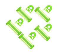 VERDANVERSE Presse-tube de Dentifrice Vert Pratique en Pp Crochet à Ventouse, Lot de 5 Pièces pour Salle de Bain, Accessoire Utile et Fonctionnel Couleur Aléatoire