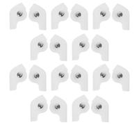 VERDANVERSE Protections Latérales Auto-adhésives pour Col de Baskets, Patchs Anti-frottement Noirs, 10 Paires, Patchs de Réparation Universels pour Chaussures de Sport, Course,