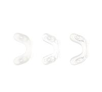 VERDANVERSE Protège-nez en Silicone pour Lunettes Garçon et Filles Lot de 3pcs Confortable et Antidérapant Accessoires pour Usage Quotidien Couleur Aléatoire