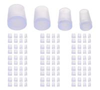 VERDANVERSE Protège-talons Transparents pour Talons Hauts - Lot de 20 Embouts Antidérapants - Protection L’usure Rayures - Accessoires Universels pour Chaussures Femme en Plastique