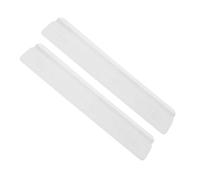 VERDANVERSE Rampe de Transition en Plastique Blanc 2 Pièces pour Barrières de Sécurité Bébé Protection Anti-Coup de Pied Facile à Installer pour Chiens et Chats