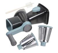 VERDANVERSE Râpe à Fromage Manuelle Rotative avec Manivelle Base Antidérapante Trancheuse et Râpe Polyvalente pour Légumes Fruits Noix et Chocolat Outil Compact Facile à Nettoyer
