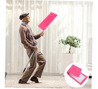 VERDANVERSE Recharge Serpillère Microfibre Rouge Housse de Balai Lingette pour Nettoyage Sols Durs et Lisses Capuchon Mop Facile à Fixer pour Usage Domestique et Commercial