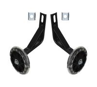 VERDANVERSE Roues Auxiliaires Paire de Stabilisateurs Garçon et Filles pour Vélo en Acier Carbone et PU Antidérapantes Protection et Équilibre pour Garçon Fille Lors Pratique du Vélo