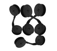 VERDANVERSE Ruban Encreur pour Machine à Écrire Ancienne, Bobine Double 4 Paires, Encre Noire, Compatible Flyfish/modèle Classique/changkong/frère, Impression Portable Fiable