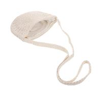 VERDANVERSE Sac Bandoulière Bohème Coton Tressé pour Femmes Petit Portefeuille Demi-lune Vintage Léger et Confortable Voyage et Détente