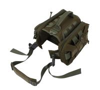 VERDANVERSE Sacoches de Selle pour Grand Chien avec Poches Latérales et Poignée à Dos Ajustable pour Randonnée Sacoche de Transport pour Chiens avec Boucle de Détachement Rapide Nylon