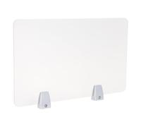 VERDANVERSE Séparateur de Bureau en Acrylique Givré avec Transmission Lumineuse et Surface Facile à Nettoyer, pour Postes de Travail en Espace Partagé