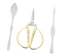 VERDANVERSE Set Outils Multifonctions pour Manger Crabe Pinces et Fourchette avec Manche Plastique Antidérapant Ustensiles Cuisine pour Homard Huitres et Fruits de Mer Kit Rouge et