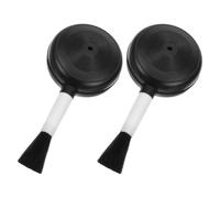 VERDANVERSE Souffleur d'air et Élimination de Poussière 2pcs en Plastique Noir pour Nettoyage Complet des Objectifs et Appareils Photo, pour Nettoyage Mobile