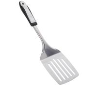 VERDANVERSE Spatule à Steak Acier Inoxydable avec Manche Antibrûlure Spatule à Fentes pour Cuisine Barbecue et Usage Professionnel Outil pour Maison et Restaurant