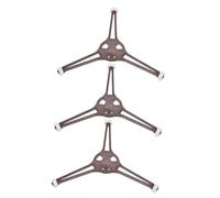VERDANVERSE Support de Platine Rotatif 3 Pièces pour Four à Micro-ondes Remplacement Pratique en Plastique Résistant la Corrosion pour Assiettes Tournantes
