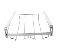 VERDANVERSE Support Verres à Vin Suspendu Acier Inoxydable Double Rangée Porte-verres Murale Moderne pour Bar Cuisine et Restaurant Rangement Pratique