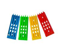 VERDANVERSE Supports pour Bagues De Pigeon Voyageur, Porte-Anneaux De Pattes en Plastique Robuste, Lot De 4 Pièces, Organisé pour Élevage Et Identification des Oiseaux