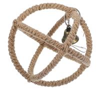 VERDANVERSE Suspendu pour Perruche et Perroquet Balançoire Climbing Bird Perch Corde Naturelle Aire de Jeux Oiseaux Décorative Améliore Coordination et Intelligence Petit Modèle