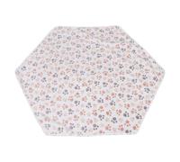 VERDANVERSE Tapis de Jeu Hexagonal pour Chien Blanc Empreintes de Pattes - Tapis Absorbant Lavable et Réutilisable - pour L’Apprentissage Propreté en Intérieur et Parc à Chiots