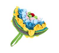 VERDANVERSE Tapis De Reniflement pour Lapin Tapis De Nourriture Interactif pour Petits Animaux Matelas Éducatif Anti-dérapant Et Lavable Stimule Instinct De Recherche Et Aide Gestion du