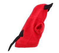 VERDANVERSE Tenue De Transformation De Pet Devil Costume De De Chiot Animal De Compagnie Effrayant Costumes De Chien Robe De Chien Dame Rouge Peluche