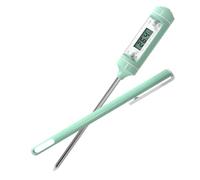 VERDANVERSE Thermomètre Cuisine Numérique LED avec Inoxydable pour Lait et Aliments et Facile à Utiliser Portable avec Protection Adapté Cuisson Pâtisserie et Bbq