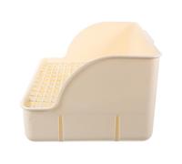 VERDANVERSE Toilette pour Lapin Bac à Litière Apprentissage Pot De Toilette pour Cage Divisible Parties Nettoyable à Eau pour Lapin Et Hamster