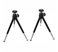 VERDANVERSE Trépied Portable en Aluminium et Plastique pour Téléphone Portable 2pcs Mini Trépied Télescopique à Deux Sections, Support de Bureau pour Photographie et Diffusion