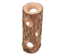 VERDANVERSE Tunnel Bois pour Hamster Et Petits Animaux Jouet à Mordre Forme De Tronc Arbre Accessoire pour Cages Et Espaces Exercice