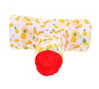 VERDANVERSE Tunnel De Cachette pour Hamster Et Cochon d'Inde en Plastique Jaune, Cachette Trois Entrées, Nid Jouet pour Petits Animaux Domestiques, Jeu D'exploration pour Rongeurs