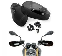 VERDDE Moto Main Garde Handguard Bouclier Coupe-Vent Moto pour BMW S1000xr C600 Sport K1200rs K1300r GS 310 E 60 F 650 GS (Color : Black with Adapter)