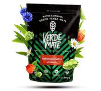 Verde Mate Green Ashwagandha 0,5 kg | maté à base d’herbes aromatiques avec l’ajout d’ashwagandha | Withania somnifera | Jasmin, houblon, camomille, pétales de bleuet