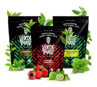 Verde Mate Green BIO Coffret Yerba Maté 3x400g Bio 1,2kg | Coffret yerba maté bio Verde Mate Green 3x400g avec menthe citron et guarana