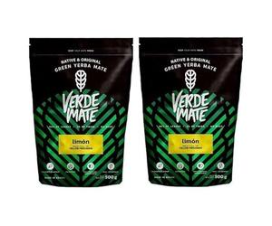 Verde Mate Green Limón 0,5 kg | Lemon yerba mate 500 g | Refreshing taste | Natural caffeine | Yerba Mate tea from Brazil | 500 g