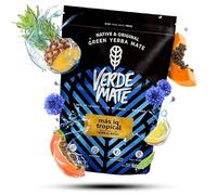 Verde Mate Mas IQ Tropical 0,5 kg | Maté aux fruits exotiques | Yerba maté au guarana | Stimulation | Ananas, papaye, zeste de citron | Ginkgo biloba, ginseng, guarana | Maté brésilien | 500 g
