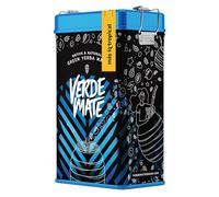 Verde Mate Mas IQ Tropical 0,5kg | Yerbera | Boîte en métal avec distributeur | Maté aux fruits exotiques et guarana | Stimulation | Thé du Brésil | 500 g