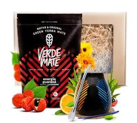 Verde Mate Yerba Maté Set d'Accessoires - Yerba Maté 400g, Calebasse, Bombilla